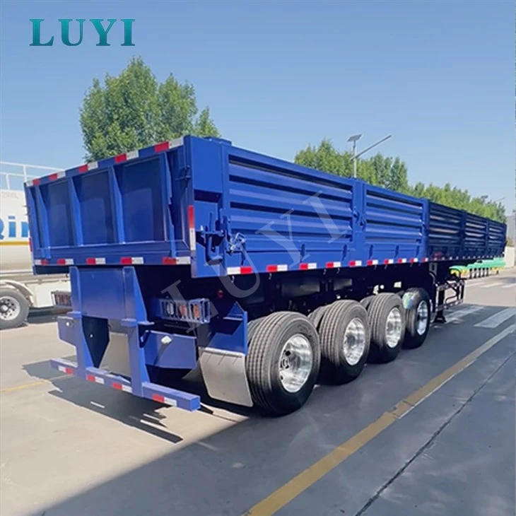 4-Axle Side Board Semi Trailer price
